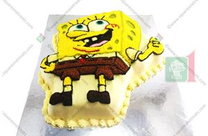 Picture of Sponge Bob Square Pants Cake