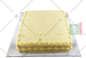 Picture of Eggless Vanilla Cake Iced