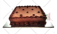 Picture of Eggless Chocolate Cake Iced 1Kg