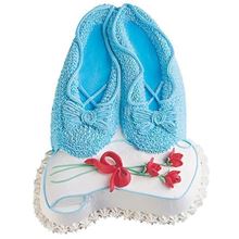 Picture of Ballet Slippers Eggless Vanilla Cake  