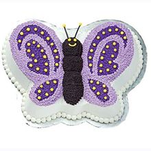 Picture of Butterfly Eggless Chocolate Cake 