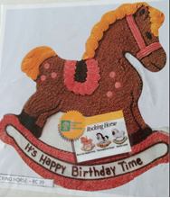 Picture of Rocking Horse Eggless Vanilla Cake 