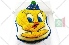 Picture of Tweety Eggless Chocolate Cake 